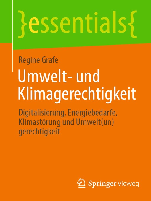 Title details for Umwelt- und Klimagerechtigkeit by Regine Grafe - Available